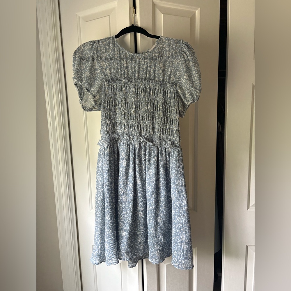 Le Lis Blue Floral Dress